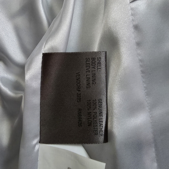 Wilsons Leather Women's Aqua Leather Jacket - Picture 5 of 6